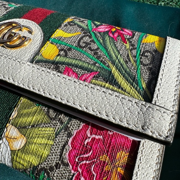 Gucci Wallet White Floral Spring Edition - Picture 6 of 14